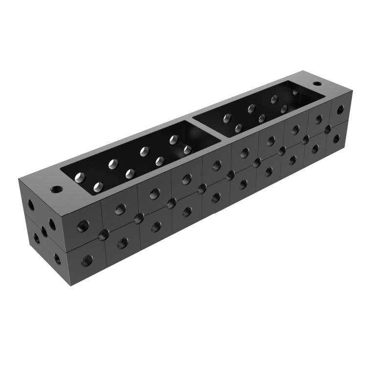 Square U-Shape Riser Block